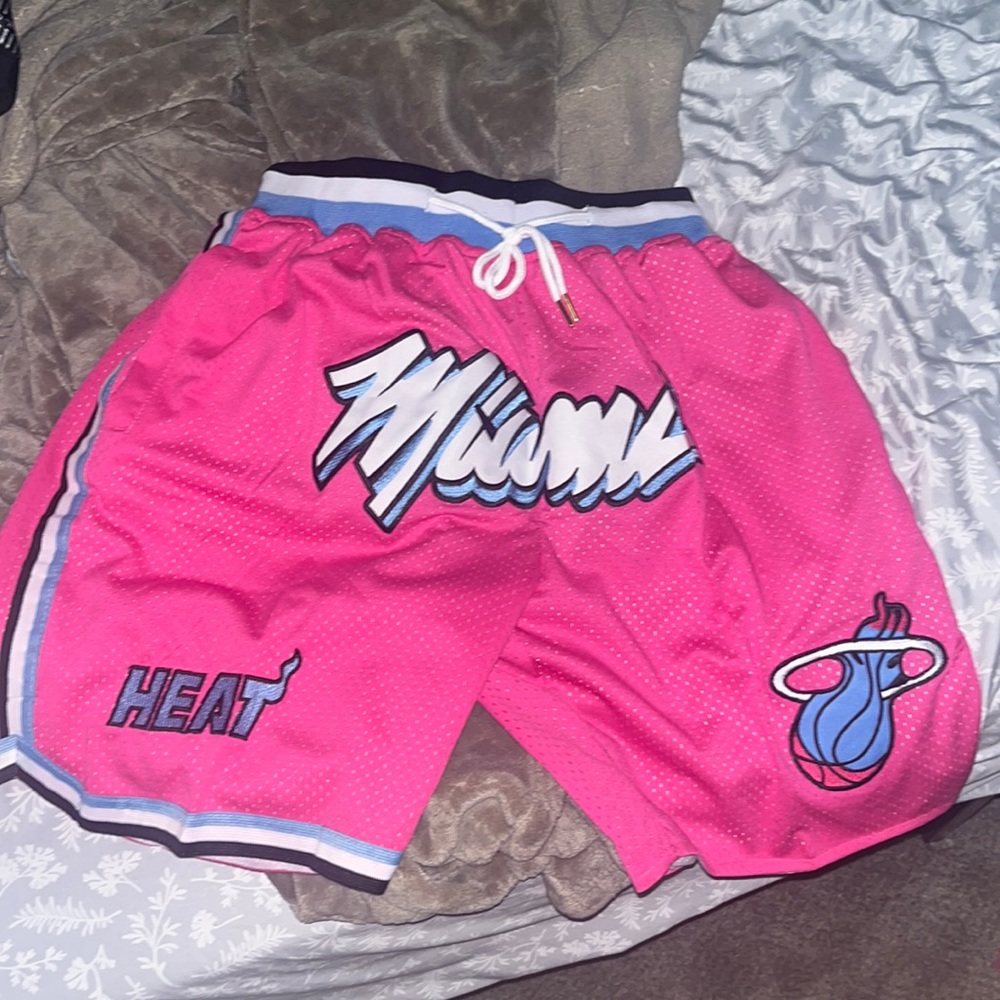 Pink Miami heat vintage shorts